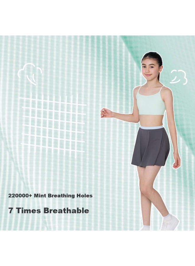 Like Uu Thin Strap Bra For Female Students In Middle And High School, Puberty Underwear, Girls' Bra, Lightweight And Breathable Camisole - Image 1