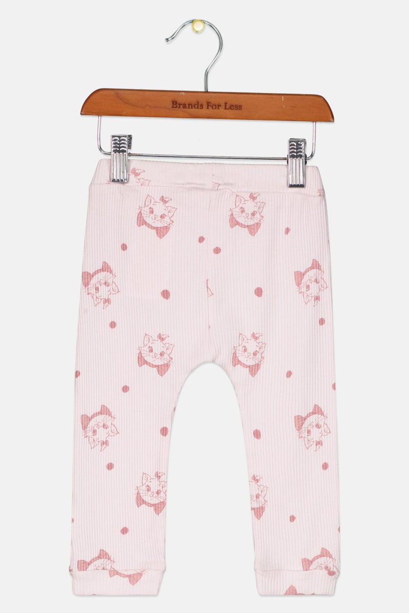 NAME IT Toddlers Girl Drawstring Graphic Print Leggings, Multicolor - Image 2