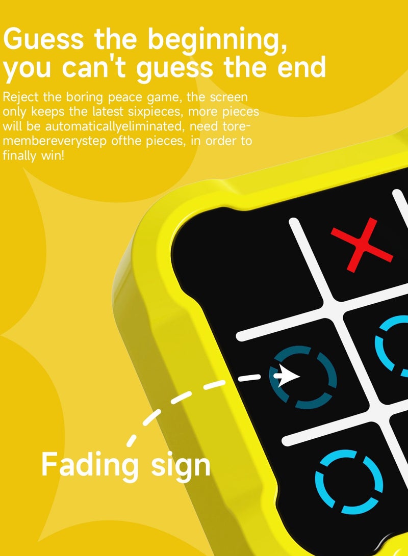 MAOGEDA Tic Tac Toe Bolt Game, Electronic 4-in-1 Handheld Puzzle Console, Portable Infinite TicTacToe Travel Game for Educational and Memory Growth， Family, Toys Board Games for Kids and Adults - Image 3
