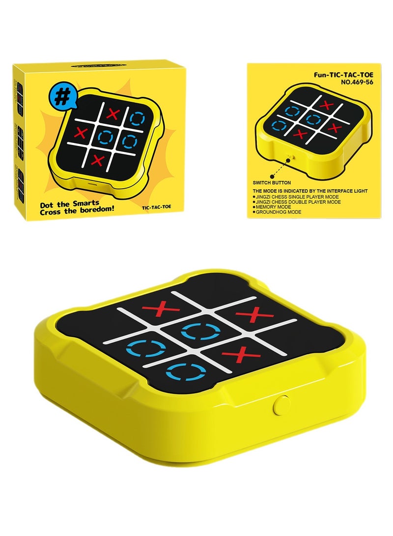 MAOGEDA Tic Tac Toe Bolt Game, Electronic 4-in-1 Handheld Puzzle Console, Portable Infinite TicTacToe Travel Game for Educational and Memory Growth， Family, Toys Board Games for Kids and Adults - Image 2