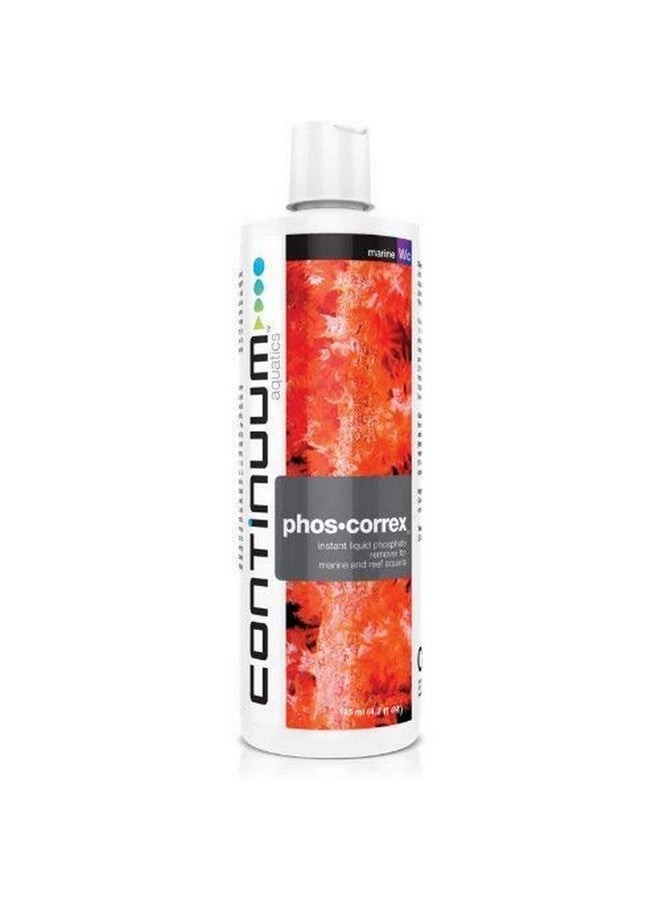 Continuum Aquatics Phos Correx - Instant Liquid Phosphate Remover for All Marine & Reef Aquaria, 125 ml - Image 1