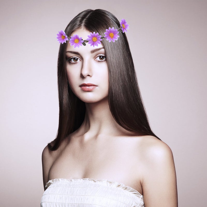 إي بوت مجموعة ربطات رأس بتصميم تاج من زهور الأقحوان مكونة من 5 قطع - Image 4