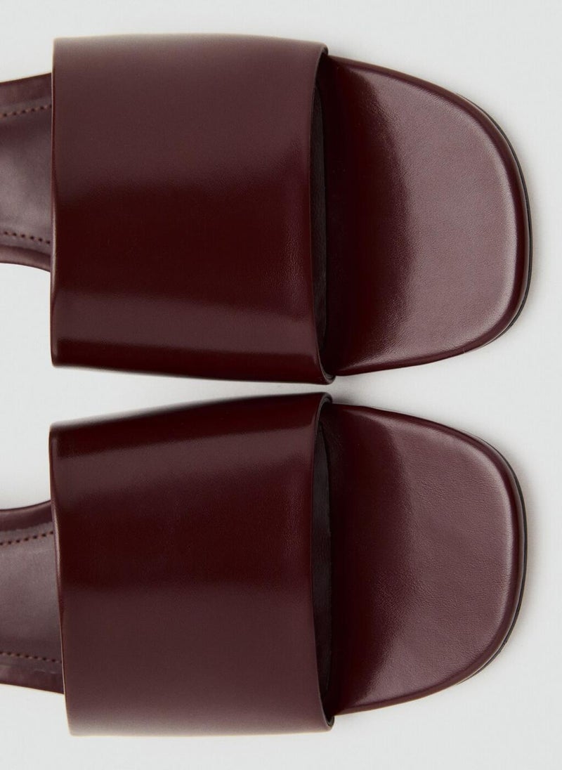 MANGO Block-Heel Sandals With Strap  - Image 4