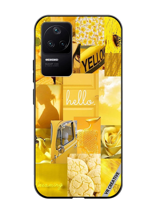 VR CREATIVE - Protective Case Cover For Xioami Poco F4 GT Hello Design Multicolour - Image 1