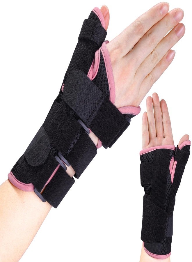 Lefeke Thumb and Wrist Brace Thumb Spica Splint for Right Hands, Wrist Brace with Thumb Support for Carpal Tunnel Relief, Thumb Brace for Arthritis Pain and Support, Wrist Guards Thumb Stabilizer for Tenosynovitis, Sprain(S) - Image 1