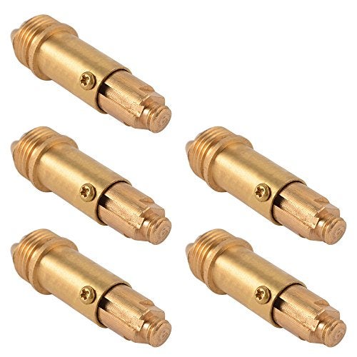 ANTOPY 5 x Basin Sink Clicker Pop Up Bolt Basin Waste Easy Pop Up Click Clack Plug Bolt Replacement for Sink Barth Tub Basin Drain Stopper - Image 1