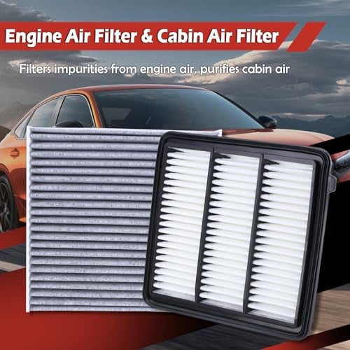 TuLeYiLe 17220-64A-A00 Engine Air Filter and 80292-TF0-G01 Cabin Air Filter kit Compatible with 2022-2025 Honda Civic Accord CR-V 1.5L Not for Hybrid Replaces CF11182 80291-T5R-A01 PA99892 AF10113 - Image 2
