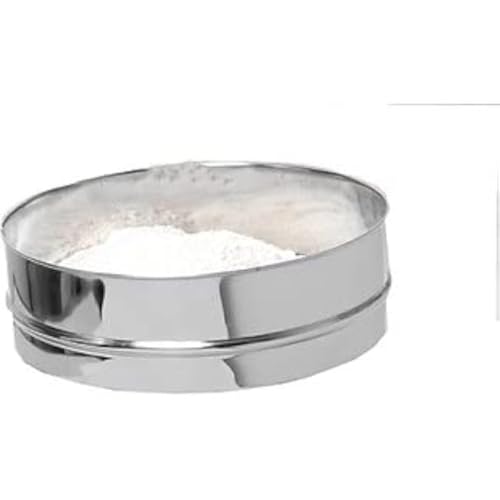DiBha Stainless Steel Mini Atta Chalni/Channi/Flour Sieve (Silver Pack of 1, Size 0 12cm) - Image 1