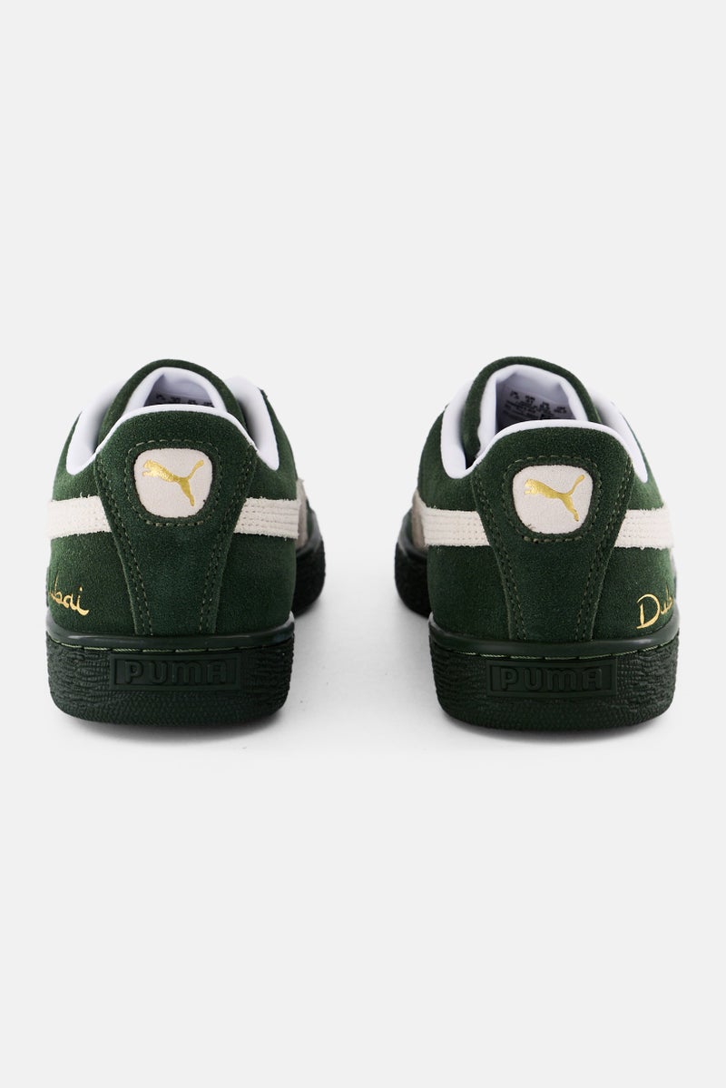 PUMA Men Suede Classic XXI Dubai Lace Up Outdoor Shoes, Dark Green - Image 2