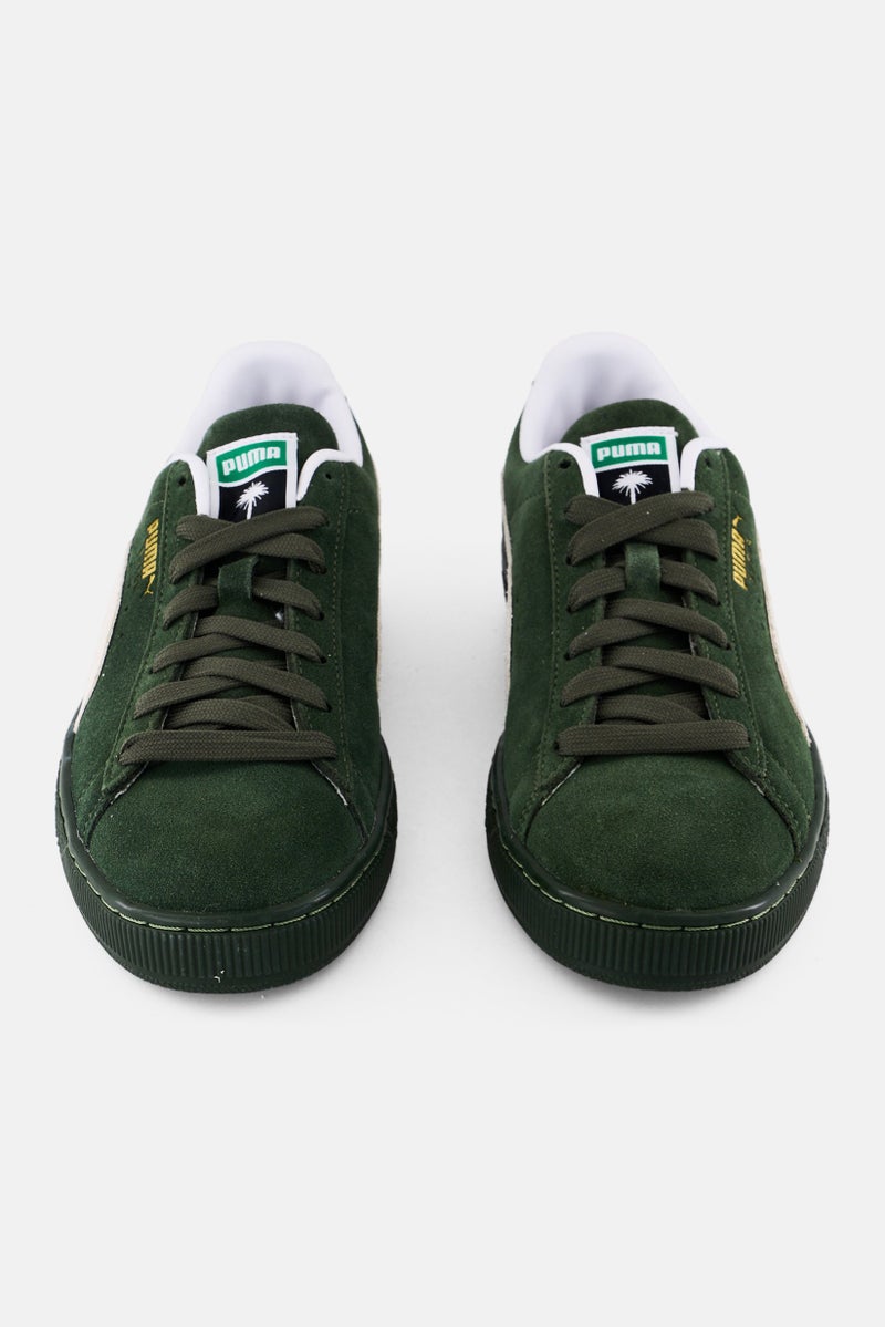 PUMA Men Suede Classic XXI Dubai Lace Up Outdoor Shoes, Dark Green - Image 4