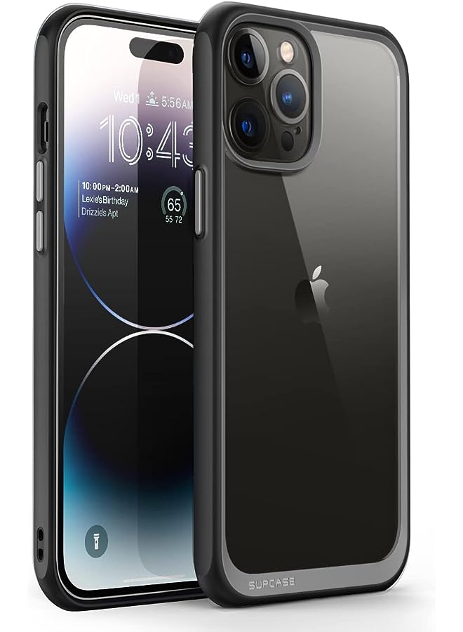 سوبكيس حافظة سلسلة Unicorn Beetle Style مصممة لهاتف iPhone 14 Pro (إصدار 2022) مقاس 6.1 بوصة، حافظة شفافة واقية هجينة ممتازة - Image 1