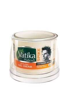 Vatika Naturals Spike Extreme Hold - Styling Gel Cream | Hyper Solid, High Shine | Easy Wash Off | For Medium to Long Hairs - 250 ml
