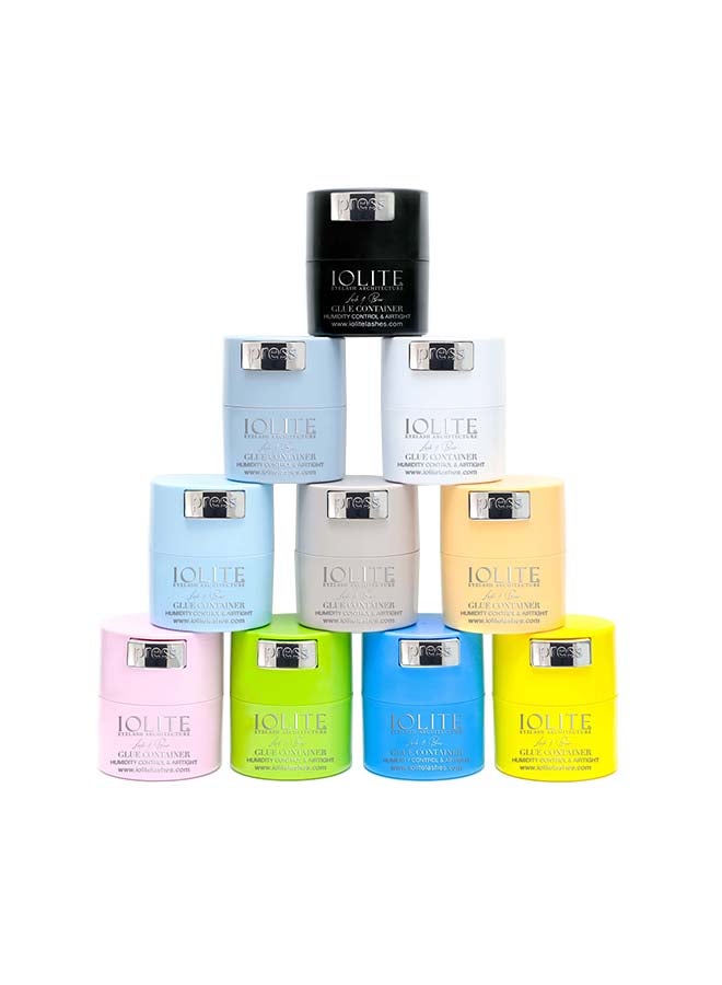 IOLITE Glue Storage Container Eyelash Glue Jar Sealed Eyelash Extension Adhesive Container IGC - Image 1