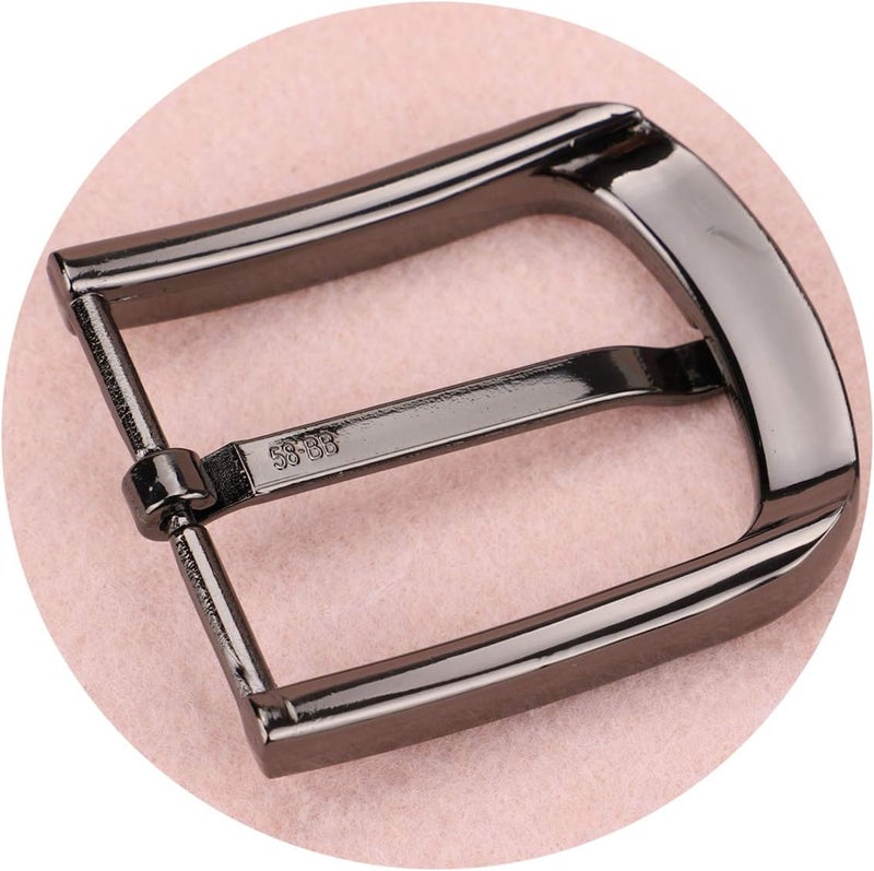 McFanBe 1.5 Inches (38-40 mm) Belt Buckle Single Prong Square Replacement Buckle for Men Women Belt - Image 4