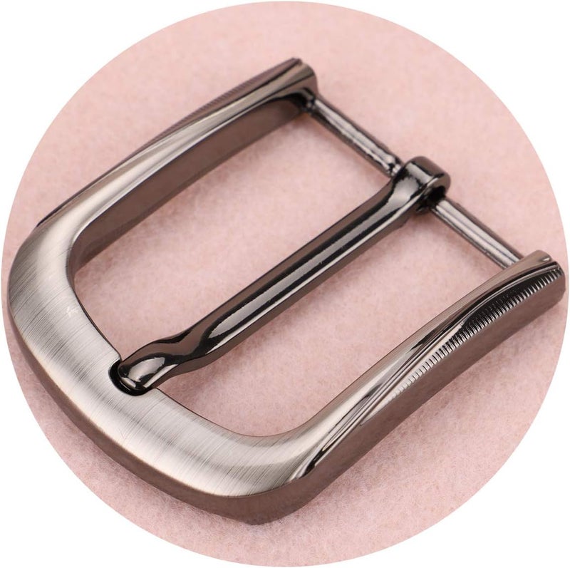 McFanBe 1.5 Inches (38-40 mm) Belt Buckle Single Prong Square Replacement Buckle for Men Women Belt - Image 2