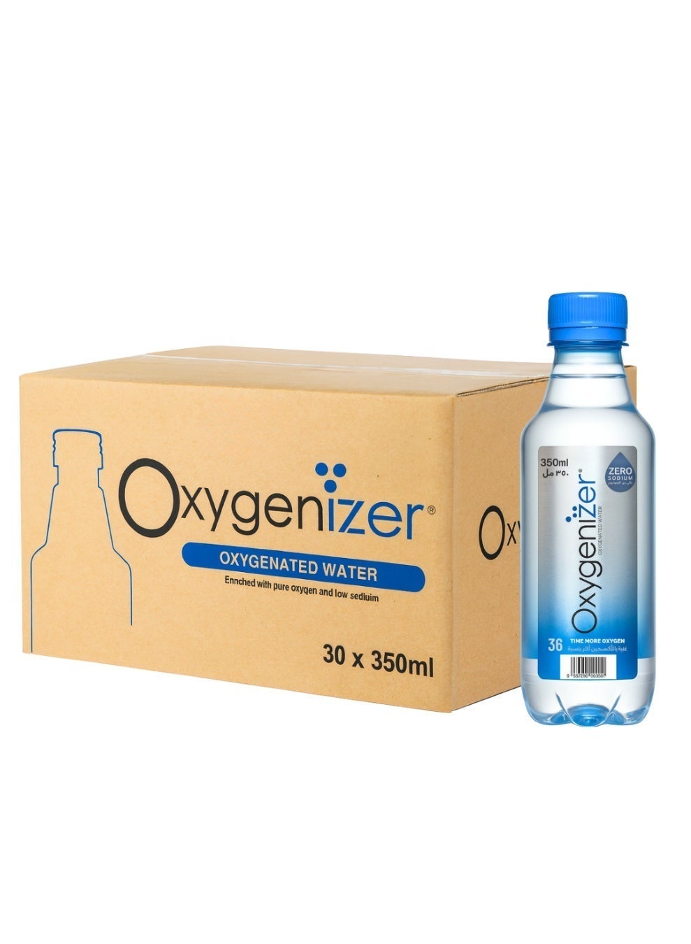 Oxygenizer Drinking Water Zero Sodium 30 x 350ml