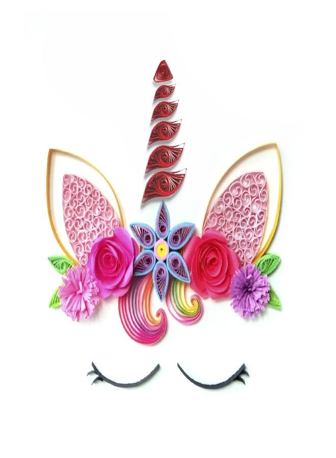 TOY FUN Paper Quilling Unicorn: Art and Craft for Kids 5 Years and Above, Multicolor - Image 3