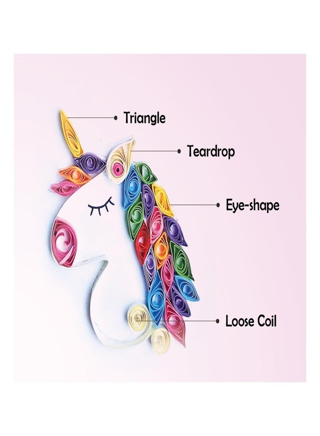 TOY FUN Paper Quilling Unicorn: Art and Craft for Kids 5 Years and Above, Multicolor - Image 5