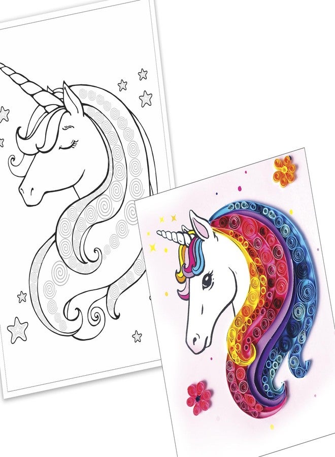 TOY FUN Paper Quilling Unicorn: Art and Craft for Kids 5 Years and Above, Multicolor - Image 2