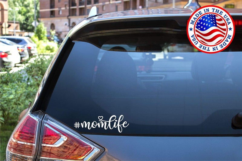 Sunset Graphics & Decals Mom Life Decal Vinyl Car Sticker | Cars Trucks Vans Walls Laptop | White | 7 x 2.25 inches | SGD000011 - Image 2