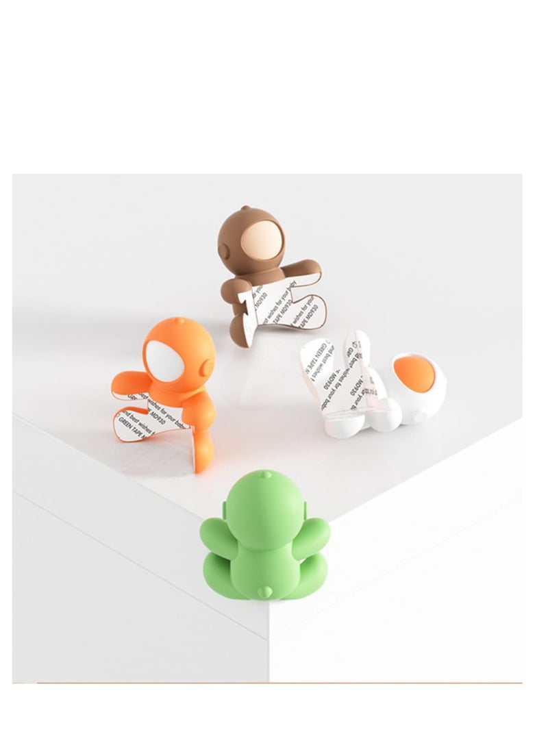 SOLARAE Anti Collision Safety Corner Protectors With Adhesive, Baby Proof Bumper & Cushion To Cover Sharp Furniture Edges, Table Desk Cover Pad, Improved Silicon Material, Quick Installation 8 Pack - Image 5