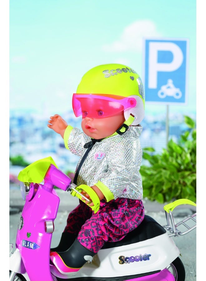 Baby Born خوذة سكوتر المدينة تناسب دمية حتى 43 سم - Image 2
