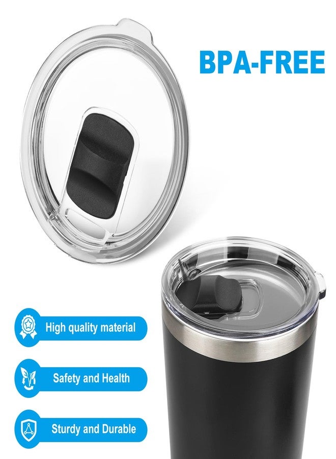 غطاء كوب Yeti سعة 30 أونصة، 3 قطع أغطية مغناطيسية بديلة لكوب Yeti Rambler سعة 30/32 أونصة، كوب سعة 14 أونصة، كوب ماصة سعة 35 أونصة، أغطية أكواب سفر مانعة للانسكاب مع مفتاح منزلق مغناطيسي، خالية من مادة BPA - Image 4