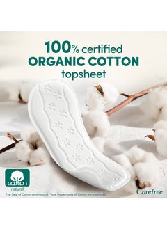 Carefree Uncented Organic Cotton Panty Liners 30 Pcs  - Image 2