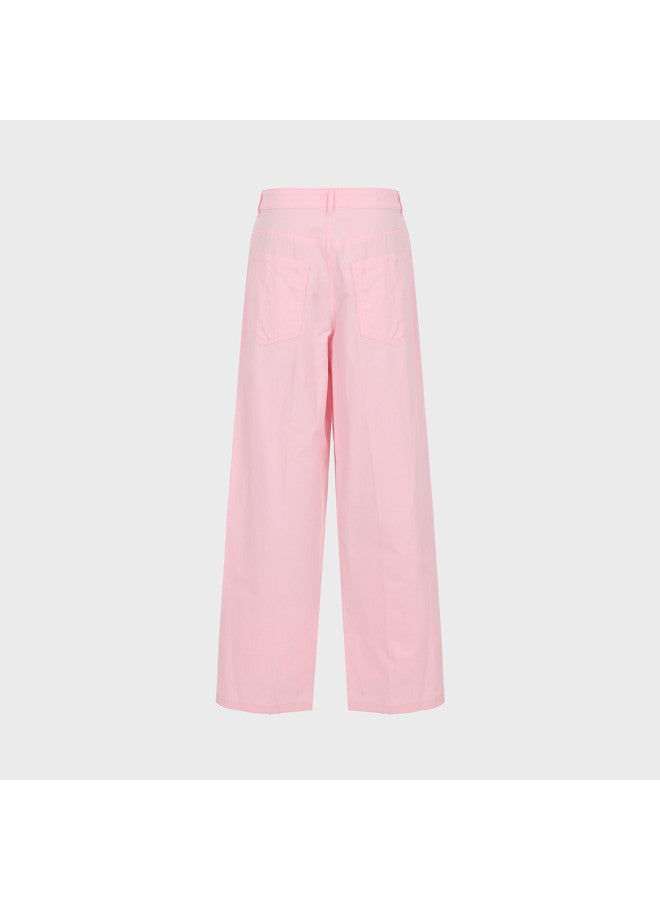 Zara women's Minimalist Solid Dopamine Casual Pants - Soft, Comfortable & Versatile - Image 3