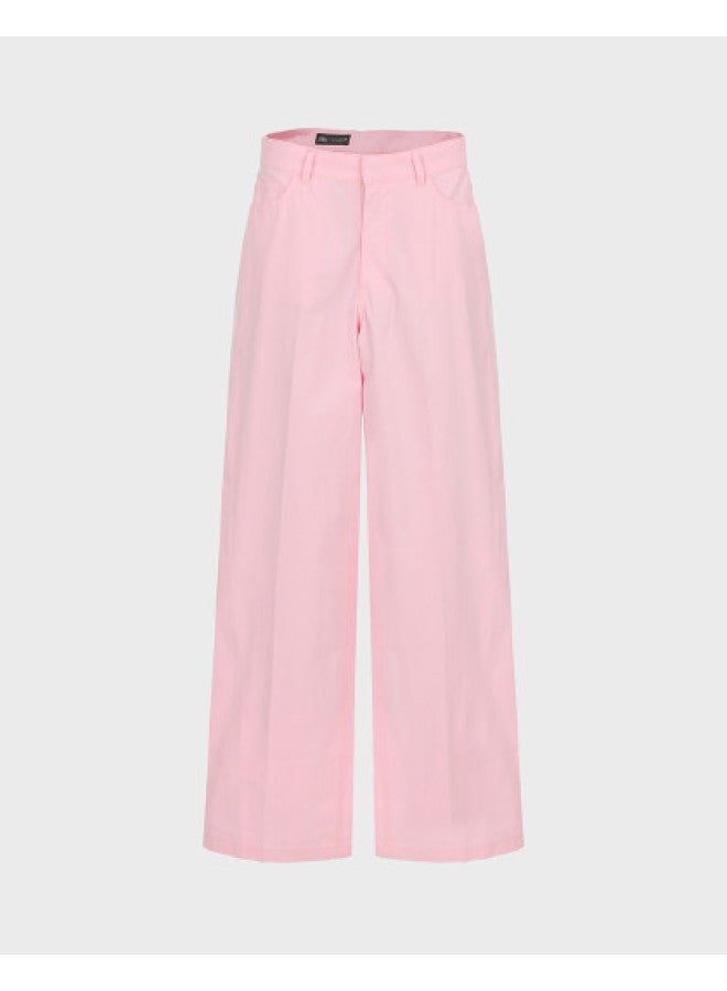Zara women's Minimalist Solid Dopamine Casual Pants - Soft, Comfortable & Versatile - Image 1