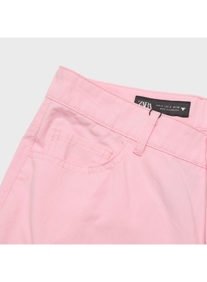 Zara women's Minimalist Solid Dopamine Casual Pants - Soft, Comfortable & Versatile - Image 5