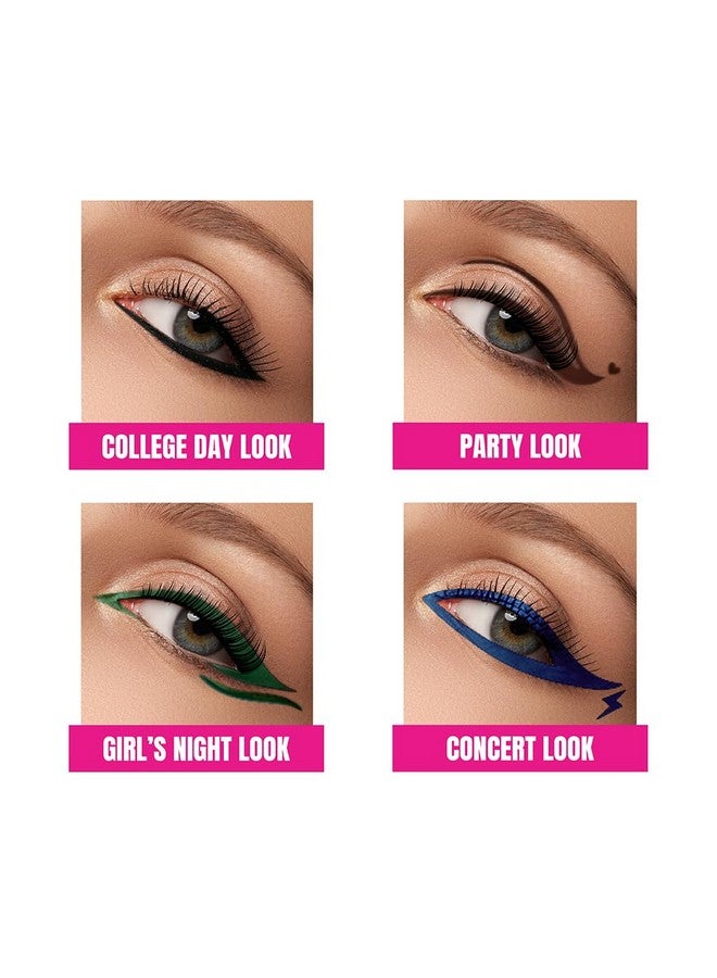 LAKME Elle18 Pencil Eyedrama Matte Kajal Bold Black - Image 5