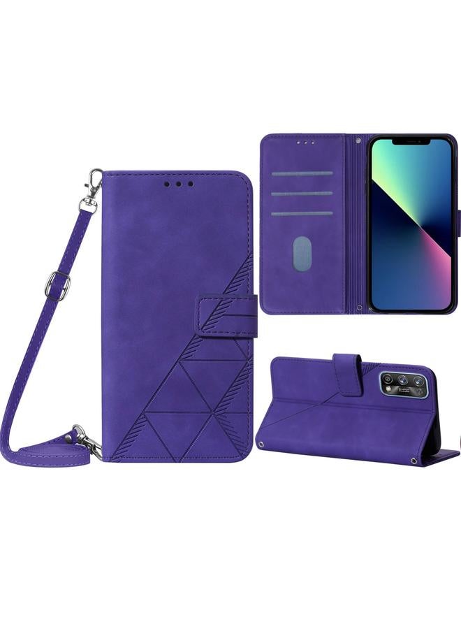 S-TOP Case For OPPO Realme 7 Pro Crossbody 3D Embossed Flip Leather Phone Case - Image 3