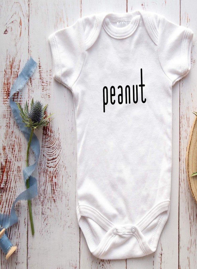 Printique بدلة أطفال عضوية معتمدة من GOTS، للجنسين، من عمر 0 إلى 18 شهرًا - لون الفول السوداني | هدية لطيفة مصنوعة يدويًا (لون الفول السوداني، من 6 إلى 9 أشهر) - Image 2
