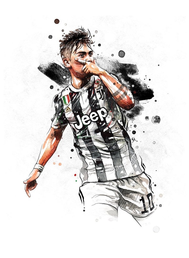 Nariele New football Star Frameless Home Decoration Wall Painting Poster