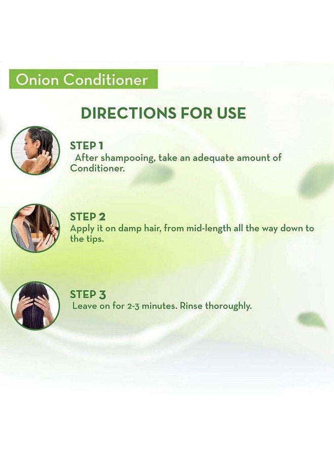 Quat - Onion Conditioner With Red Onion Seed Oil Extract Black Seed Oil & Provitamin B5 No Parabens Mineral Oil Silicones Color & Peg 300 Ml - Image 1