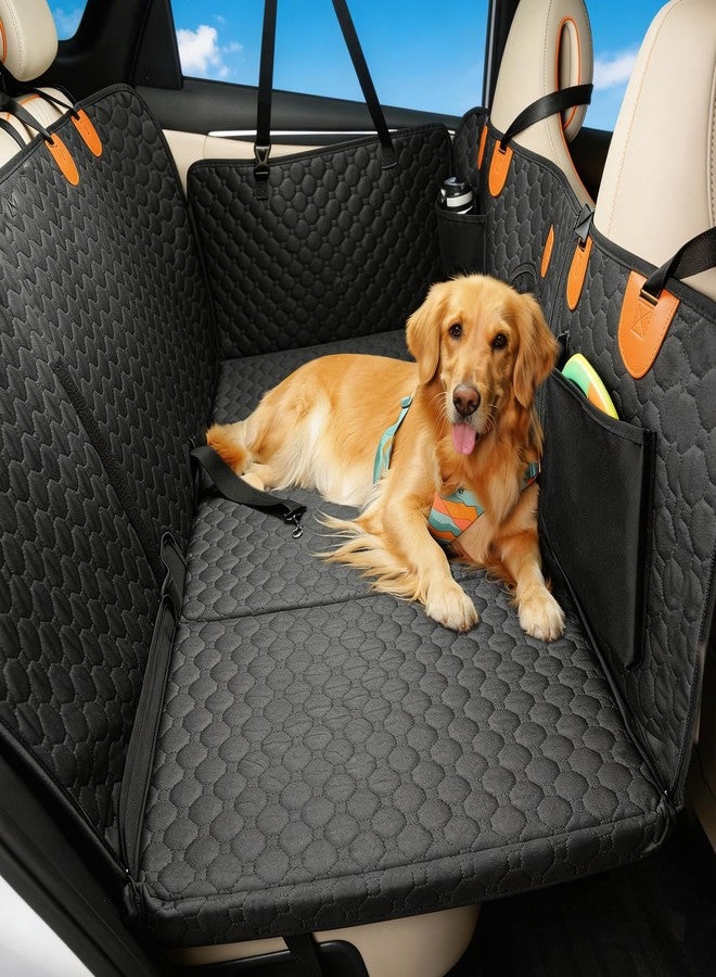 Pawccoli Back Seat Extender for Dogs, Waterproof Dog Car Seat Cover for Back Seat with Hard Bottom, Upgraded Material, Anti Scratch, Easy to Use and Clean, Holds 420lbs - Image 1