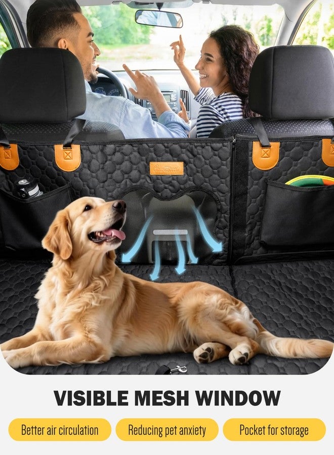 Pawccoli Back Seat Extender for Dogs, Waterproof Dog Car Seat Cover for Back Seat with Hard Bottom, Upgraded Material, Anti Scratch, Easy to Use and Clean, Holds 420lbs - Image 3