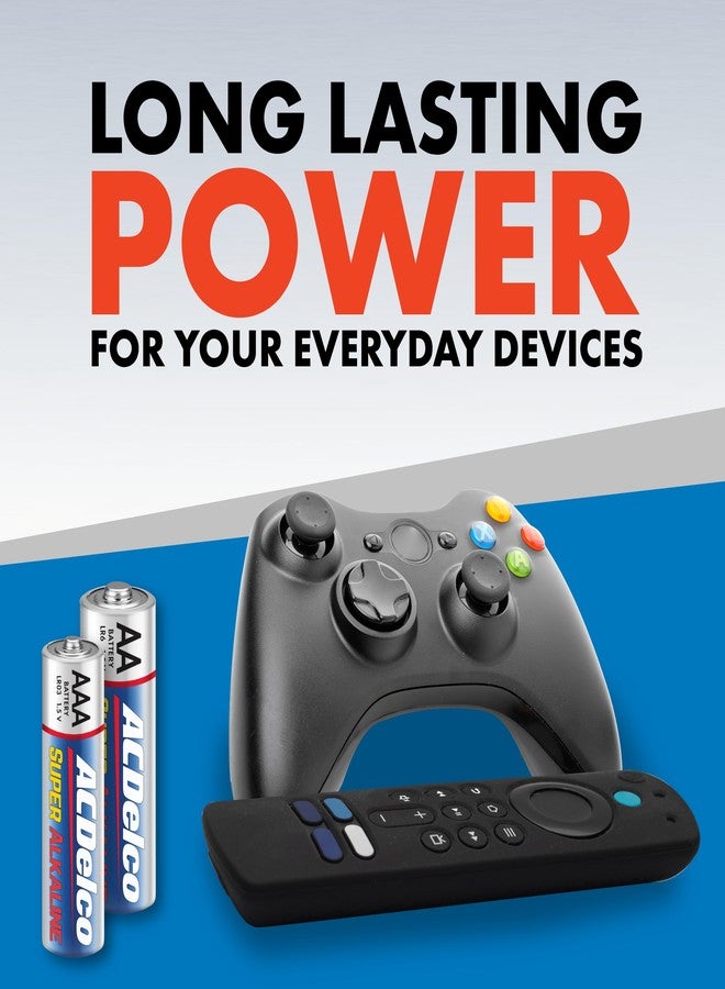 PowerMax ACDelco AA and AAA 48-Count Combo Pack Super Alkaline Batteries, 24-Count Each, 10-Year Shelf Life, Recloseable Packaging - Image 4