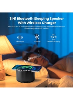 Healife Smart Classic Bluetooth Speaker, Wireless Charging. The Original White Noise Sound Machine, Sleep Therapy for Adults & Baby, Noise Cancelling for Office Privacy & Meditation.  - Image 1