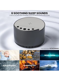 Healife Smart Classic Bluetooth Speaker, Wireless Charging. The Original White Noise Sound Machine, Sleep Therapy for Adults & Baby, Noise Cancelling for Office Privacy & Meditation.  - Image 5
