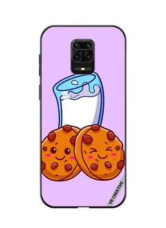 VR CREATIVE Protective Case Cover For Xiaomi Redmi Note 9S/9 Pro Milk And Cookies Design Multicolour  - Image 1