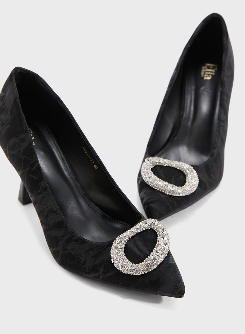 ELLA High Heeled Ladies Pump - Image 4