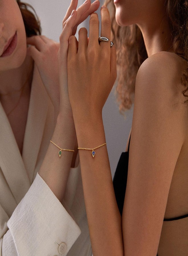 Sistble Mothers Day Gifts for Sister, April Birthstone Bracelet Teen Gifts Trendy Stuff Gold Ruby Bracelet Birthday Gift for Women July Birthstone Friendship Jewelry Gift for Best Friends - Image 3