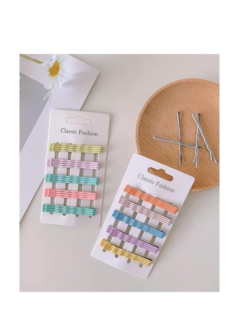 Cool Baby COOLBABY 20pcs of colorful wave one word steel clips for ladies，Premium Hair Pins Kids, Girls and Women, Great All Types, Multi color - Image 3