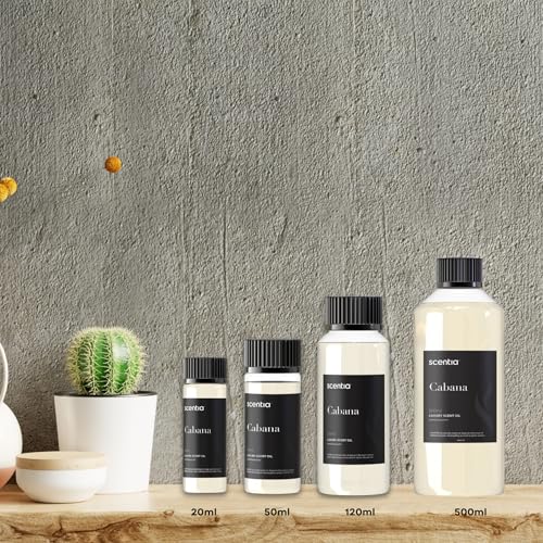 Scentia Hotel Diffuser Oil Inspired by 5-Star Hotel Scent - 500 ml 16.9 fl oz - Fragrance Oil Blend Jasmine, Bergamot Notes for Aromatherapy Diffusers and Humidifiers - Cabana, Thanksgiving Gift - Image 5