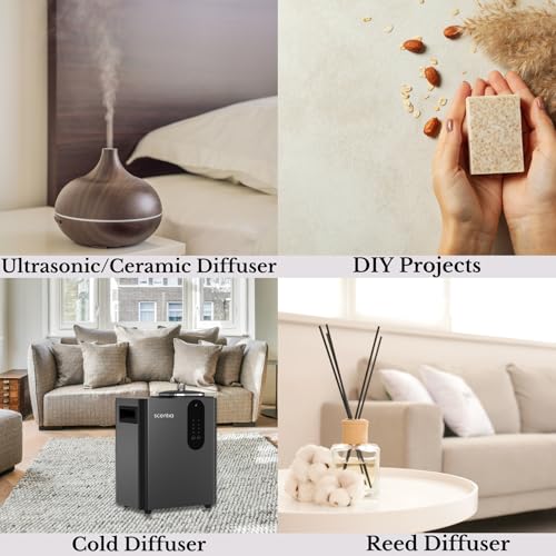 Scentia Hotel Diffuser Oil Inspired by 5-Star Hotel Scent - 500 ml 16.9 fl oz - Fragrance Oil Blend Jasmine, Bergamot Notes for Aromatherapy Diffusers and Humidifiers - Cabana, Thanksgiving Gift - Image 4