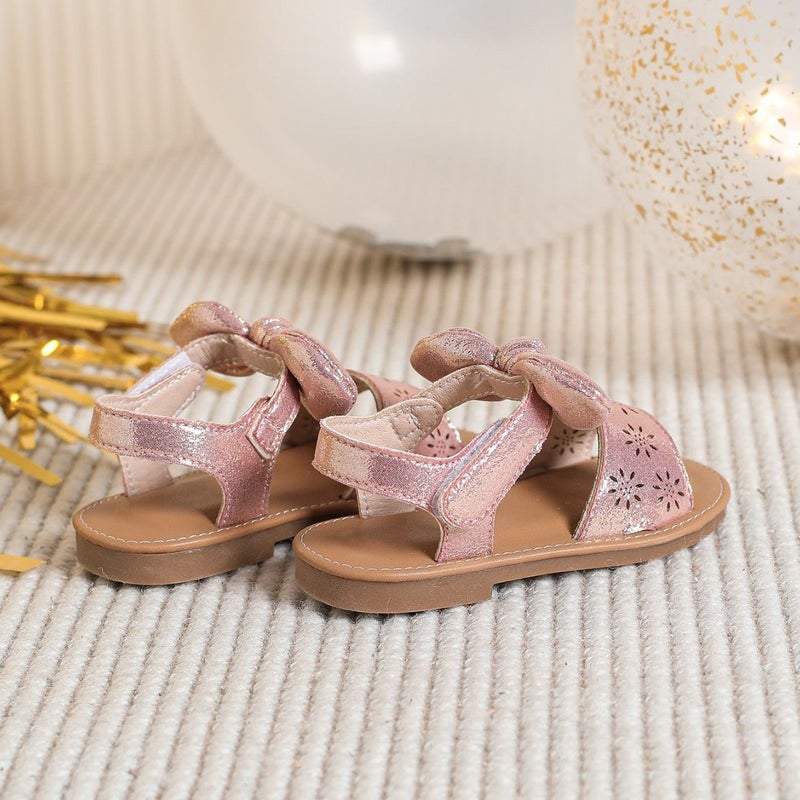 Export Factory Girls Bow Cut Out Kidsren'S Style Open-Toe Beach Sandals - Image 5