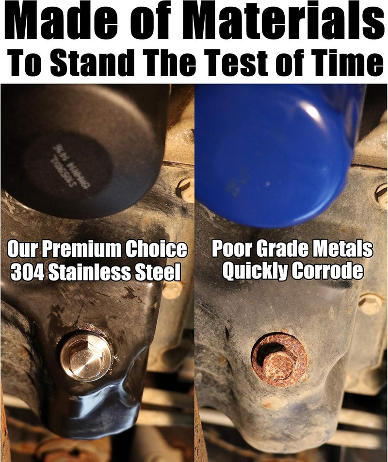 Votex M20X1.5MM Stainless Steel Engine Magnetic Oil Drain Plug with Neodymium Magnet - Made in USA - Image 5