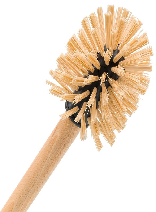 REDECKER Oiled Beechwood Toilet Brush with Replaceable Head, Made in Germany - Toilet Brush Natural Fibers Replaceable Head - Wood Handle Toilet Cleaning Brush - Wooden Toilet Brush - Image 2